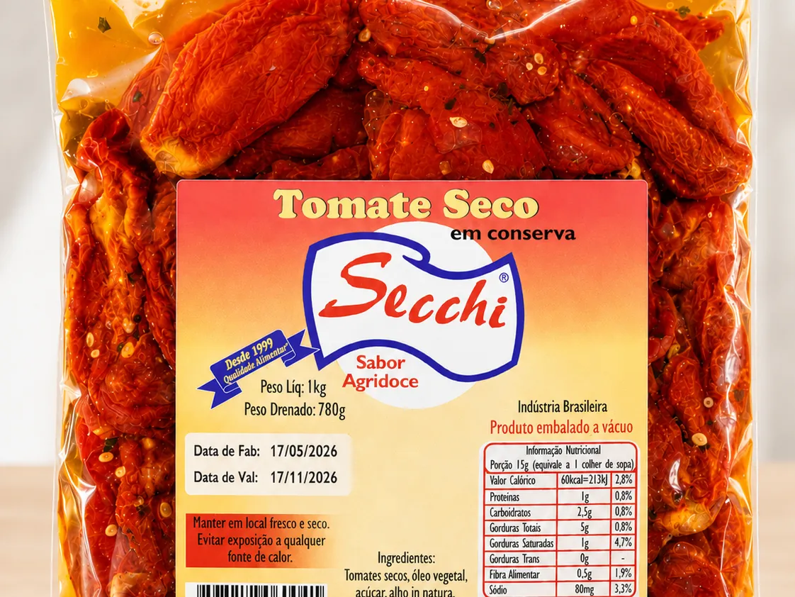 Tomate Seco Secchi Sachê 1kg